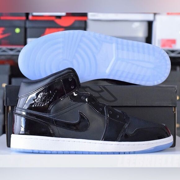Air Jordan 1 Mid Space Jam black concord white  DV1308-004 size 8 - 13 mens​